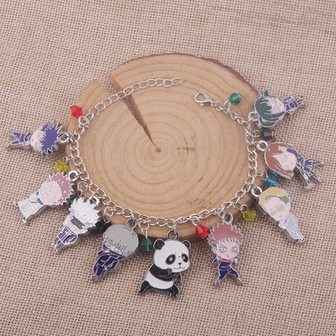 Anime Jujutsu Kaisen Bracelet Yuji Itadori Fushiguro Megumi Kugisaki Nobara Gojo Satoru Toge Inumaki Figure Charms Bangle Gift ► Photo 1/6