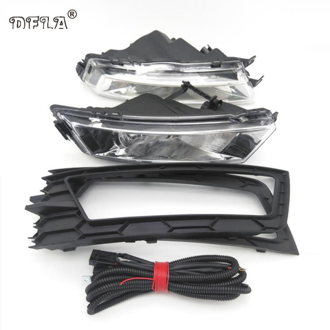 wholesale Car Light For Skoda Rapid 2013 2014 2015 2016 2017 2022 Front Fog Light Fog Lamp Fog Light Cover And Harness Assembly ► Photo 1/6