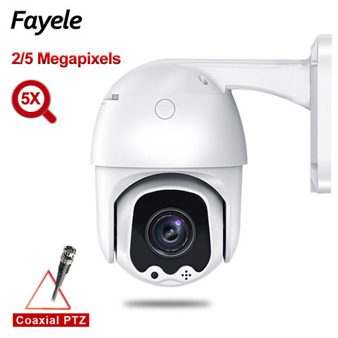 CCTV Security 2MP 5MP AHD Speed Dome PTZ Camera TVI CVI CVBS 4in1 Pan Tilt 5X Zoom IP66 Waterproof UTC RS485 PTC Control IR 50M ► Photo 1/6