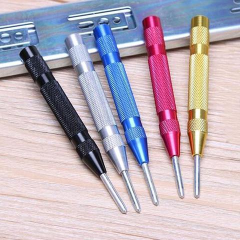 Multifunction 5-inch Automatic Center Pin Spring Loaded Mark Center Punch Tool Wood indentation Mark Woodworking Tool Bit ► Photo 1/6