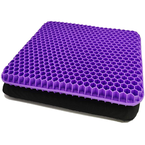 Orthopedic Double Thick Gel Seat Cushion Pad Car Seat Office Chair