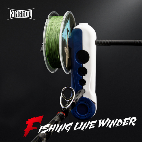 Kingdom Portable Fishing Line Winder Reel Spool Spooler Machine spinning Baitcasting Reel spool Spooling Station System Fishing ► Photo 1/6