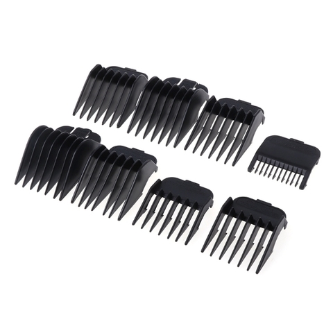 8Pcs Universal Hair Clipper Limit Comb Guide Attachment Size Barber Replacement ► Photo 1/6