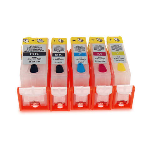 PGI-520 CLI-521 refillable Ink cartridge with ARC Chips For Canon PIXMAiP3600/iP4600/iP4700/MP540/MP550/MP560/MP620/MP620B/MP630 ► Photo 1/6