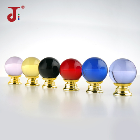 Nature Color Crystal Shake Handle Single Hole Ball Shape Style Cupboard Door Pulls Furniture Knobs Sliding Door Cabinet Handles ► Photo 1/6