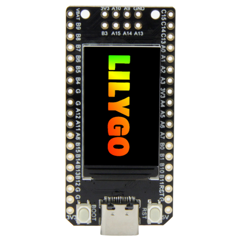 LILYGO TTGO T-Display-GD32 GD32VF103CBT6 Main Chip ST7789 1.14 Inch IPS 240x135 Resolution Minimalist Development Board ► Photo 1/6