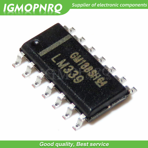 10pcs LM339 LM339DR SOP-14  Comparators Lo-Pwr Quad Voltage new original ► Photo 1/1