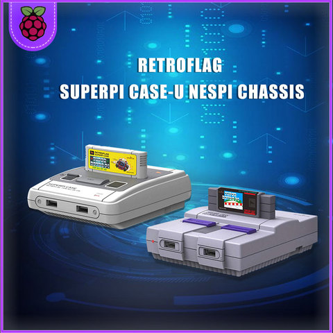 Retroflag SUPERPi CASE-J NESPi CASE/CASE-U con ventilador coelling for Raspberry Pi 3B Plus (3B +)/3B cooling fan + radiator + ► Photo 1/6