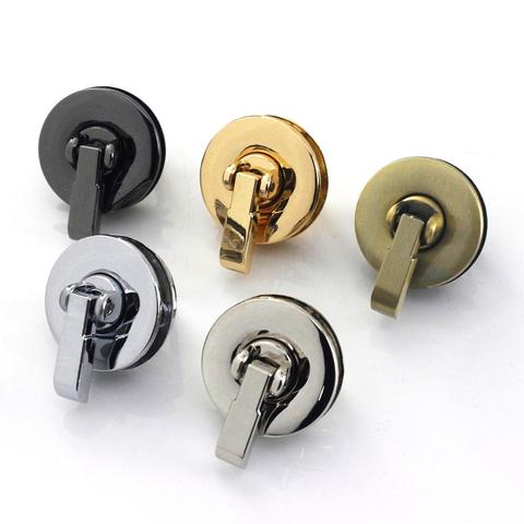 1pcs Metal Round Bag Turn Lock Twist Lock Clasp for Leather Craft Women Bag Handbag Shoulder Bag Purse DIY Hardware Accessories ► Photo 1/6