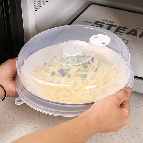 Microwave Oven Refrigerator Covers PP Transparent Food Fresh Keeping Heated Sealed Lid Oil Proof Anti-Sputtering Cap Protector ► Photo 1/6