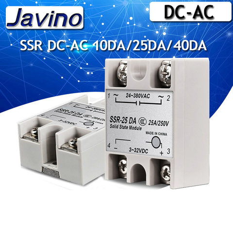 Solid state relay DC control AC ssr-10da / 25da / 40da voltage regulating module DC-AC ► Photo 1/6