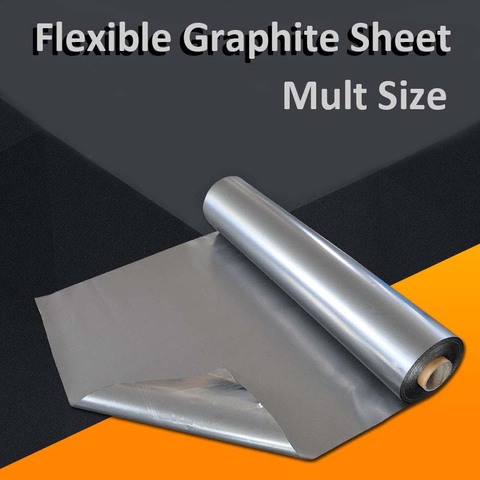 Flexible Graphite Sheet Foil Graphite Film Conductive Graphite Paper Resistant High Temperature Corrosion ► Photo 1/4