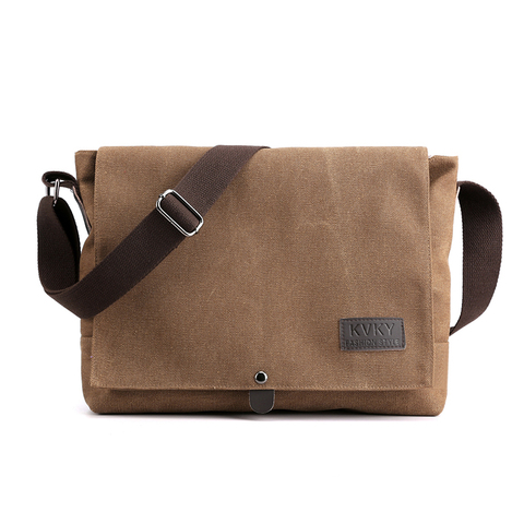 KVKY Brand Men's Shoulder Bag High Quality male Messenger Bag man canvas Travel CrossBody Satchels Business handbags ► Photo 1/6