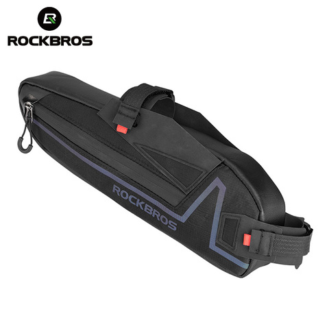 ROCKBROS Bicycle Bag Cycling Waterproof Front Frame Parcel MTB Road Bike Big Capacity Colorful Reflective Strip Top Tube Pocket ► Photo 1/6