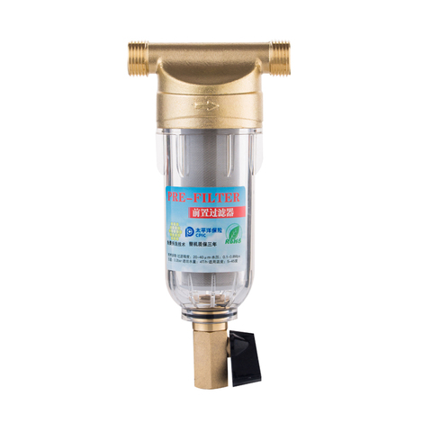 Prefilter water filter First step of water purifier system 40micron stainless steel mesh prefiltro 1/2inch Whole-housePre-filter ► Photo 1/6