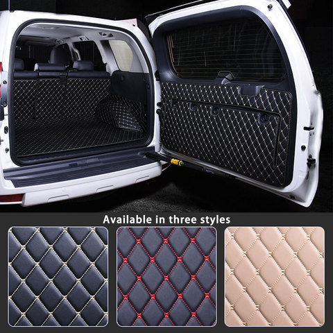 Cargo Rear Trunk Tailgate Tail Gate Door Mat Cover Floor Carpet Mud Pad Kick Tray For Toyota Land Cruiser Prado 150 2010 - 2022 ► Photo 1/5