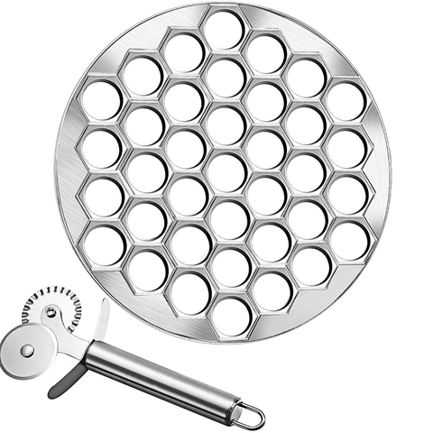 Maker Russian Dumpling Mold Pelmeni Metal Mold with Pastry Ravioli Wheel Pasta Double Cutter for Kitchen Cooking Tools ► Photo 1/6