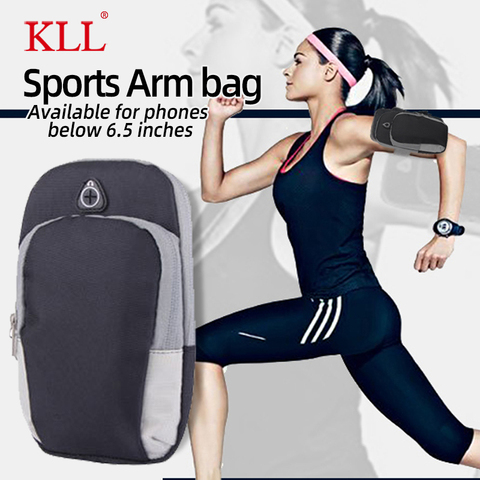 Running Bag Phone Armband Sport Case On Wrist Cover Universal Brassard  Telephone Smartphone Arm Holder Gym Outdoor Exercise Case