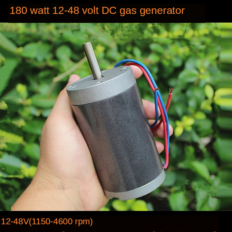 Permanent magnet DC generator power 12V 24V 36V 48V 180W water charging Hand Foot wind ► Photo 1/6