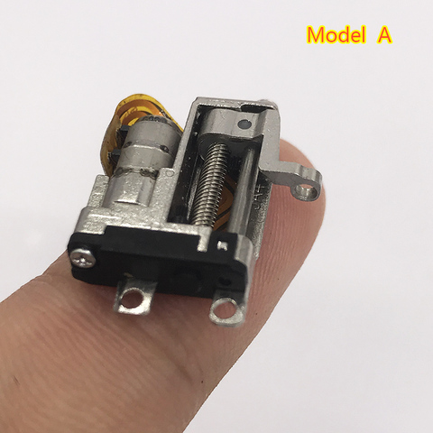 Ultra-micro 10mm stroke Linear Actuator Mini 5mm 2-phase 4-wire Precision  Metal Gearbox Gear Stepper Motor ► Photo 1/6