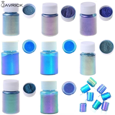 Mirror Chameleons Pigment Pearlescent Epoxy Resin Glitter Magic Discolored Powder Resin Colorant Jewelry Making Tools ► Photo 1/6