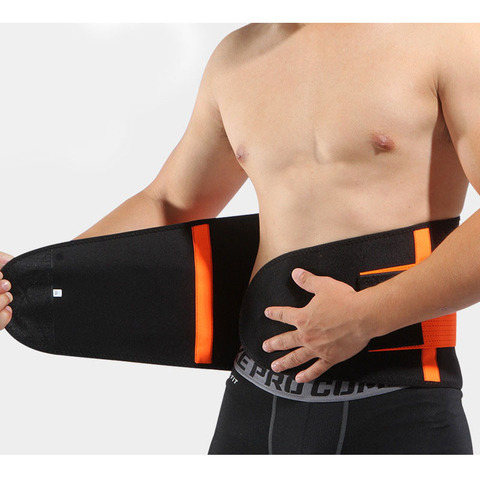 Waist Support Belt Back Waist Trimmer Belt Gym Train Waist Protector Weight Loss Sports Muscle Compression Body Shaper ► Photo 1/6