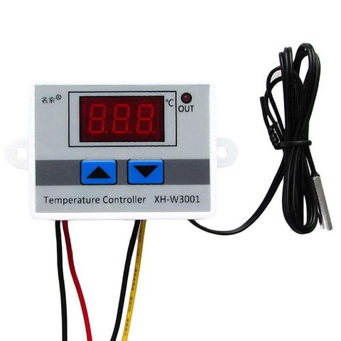 FAST SHIPPING Xh-W3001 Digital Thermostat Temperature Switch Microcomputer Temperature Controller Temperature Control Switch ► Photo 1/6