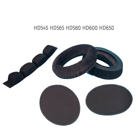 For Senheiser HD545 HD565 HD580 HD600 HD650 HD 545 565 580 600 Headphones Headset EarPad Replacement Ear Pads Headband Cushions ► Photo 1/6