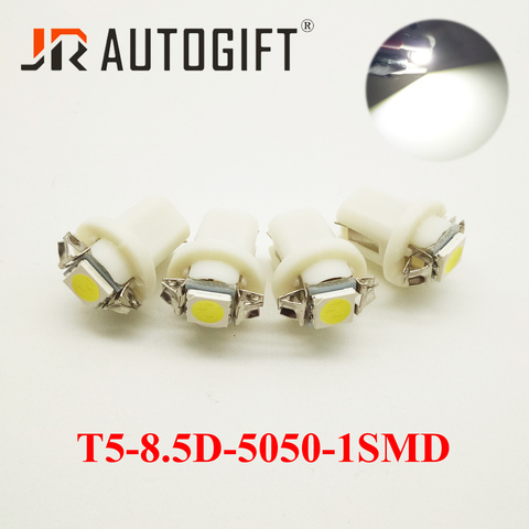 10x 24V 12V T5 B8.5D 8.5D B8.5 1 LED 5050 8.3D B8.3D red/blue/green/yellow car Dashboard indicator bulbs Auto Instrument lights ► Photo 1/6