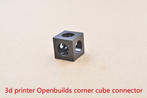 3D printer openbuilds V-slot three corner cube corner prism connector adjustable wheel bracket ► Photo 1/4