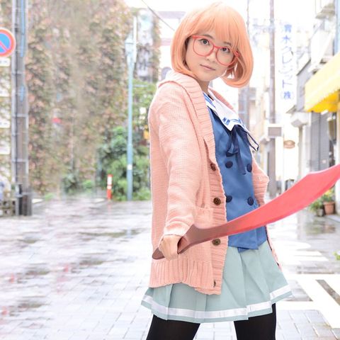 Fashion Anime Kyokai no Kanata Cosplay Costumes Kuriyama Mirai Women Cosplay Cardigan Sweater dropshipping ► Photo 1/2