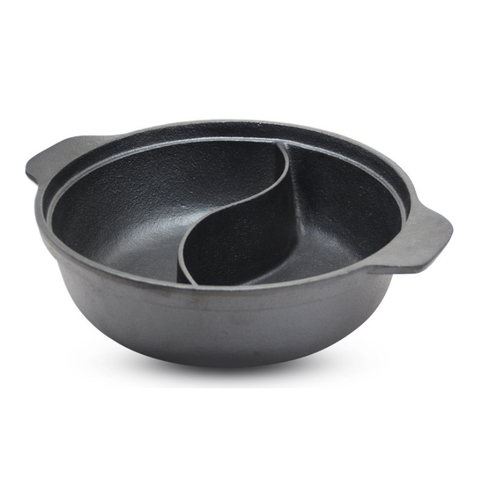 32cm Cast Iron Soup Pot Hot Pot Shabu shabu Cast Iron Stew Wok 3~6 People use ► Photo 1/3