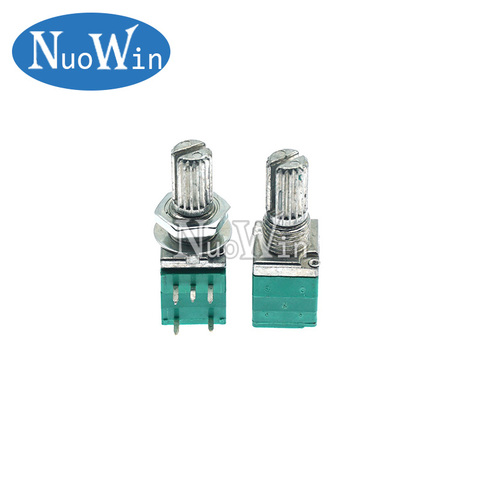 5pcs RV097NS 1K 5K 10K 20K 50K 100K 500K with a switch audio 5pin shaft 15mm amplifier sealing potentiometer ► Photo 1/1