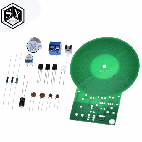 1PCS Metal Detector Kit Electronic Kit DC 3V-5V 60mm Non-contact Sensor Board Module DIY Electronic Part Metal Detector DIY Kit ► Photo 1/6