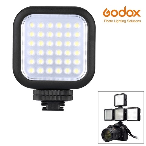 Godox LED36 LED Video Light 36 5500~6500K LED Lights For DSLR Camera Camcorder mini DVR  Wedding News Interview photography ► Photo 1/6