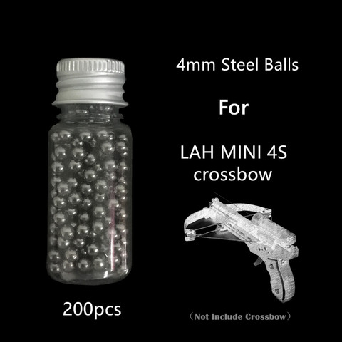 200Pcs Pack 4mm Steel Balls for LAH MINI 4S Crossbow Supplement Bullet Or For Bearings ► Photo 1/3