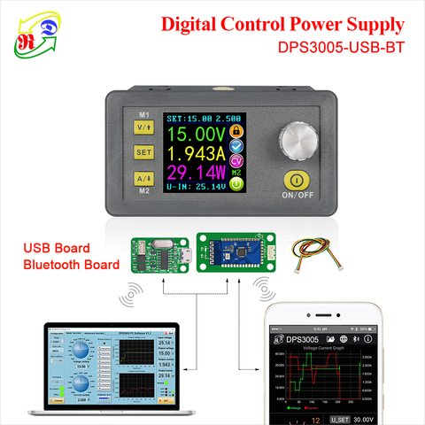 RD DPS3005 Communication Function Constant Voltage current Step-down Power Supply module Voltage converter LCD voltmeter 30V 5A ► Photo 1/5