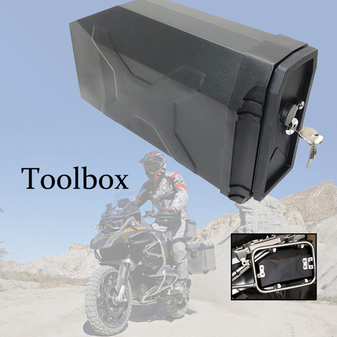 Motorcycle Plastic Box For BMW R1250GS LC ADV 1250gs Adventure 2022 Decorative Toolbox 5 Liters Tool Box Left Side Bracket ► Photo 1/6
