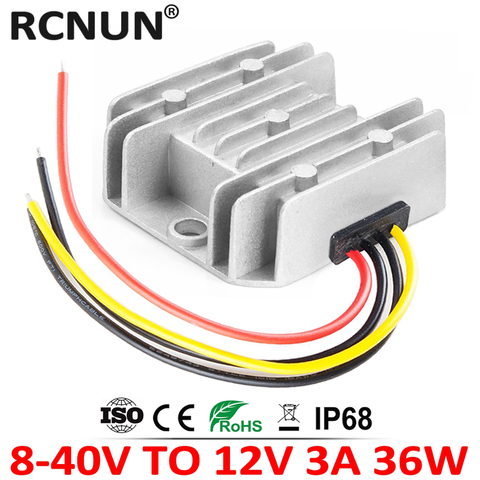 Boost Buck Module 8-40V to 12V 1A 3A 6A Step Down / Up Voltage Stabilizer Regulator 36W DC-DC Converter for Car Solar ► Photo 1/6