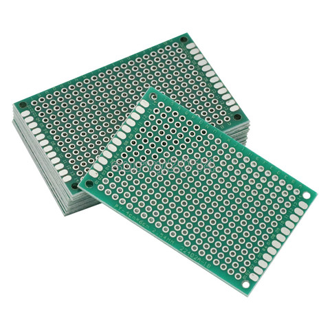 10PCS FR-4 Double Side Prototype PCB 280 Points Hole Tinned Universal Breadboard 4x6cm 40mmx60mm ► Photo 1/4