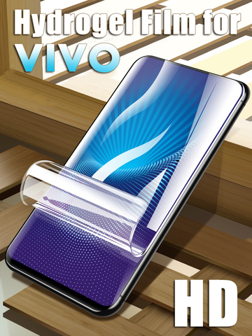 Y73S Blue NEX 2 3S Hydrogel Film For VIVO X50 X30Pro Screen Protector For IQOO NEO 3 5 Pro Z1X U1 S7 Soft TPU Z3X Z5X X23 X27 HD ► Photo 1/6