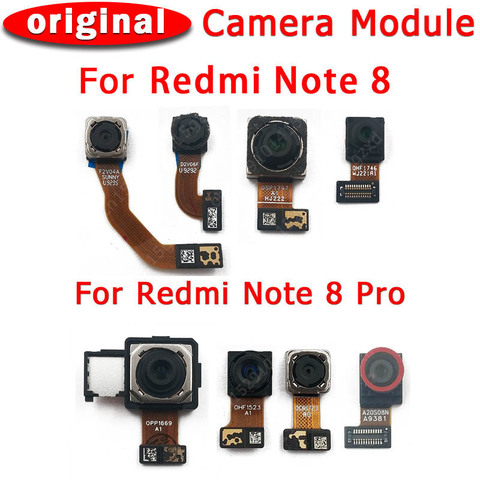 Original Front and Rear Back Camera For Xiaomi Redmi Note 8 Pro Main Facing Camera Module Flex Cable Replacement Spare Parts ► Photo 1/3