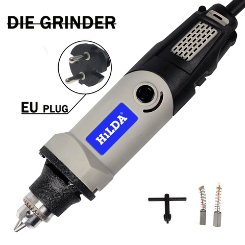 HLD-400W high-power mold electric grinder, six-speed adjustable, miniature electric drill rotary tool, power tool ► Photo 1/6