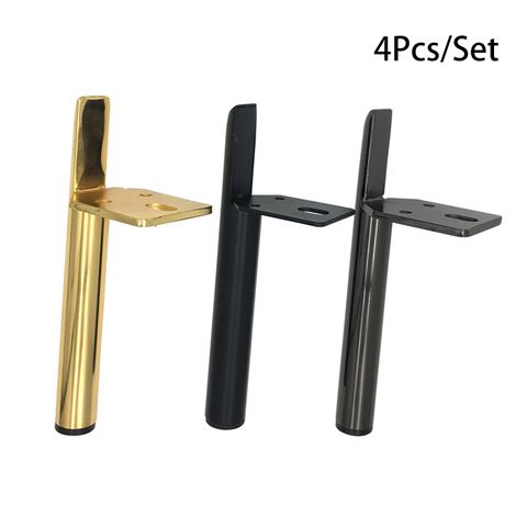 4Pcs/Set Brand New Metal Furniture Table Legs For Sofa Cupboard Wardrobe TV Cabinet Stool Chair Feet Height 13/15/18CM ► Photo 1/6