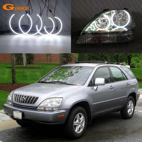 For Lexus RX300 RX 300 1999 2000 2001 2002 2003 Excellent quality Ultra bright smd led Angel Eyes kit halo rings DRL ► Photo 1/6