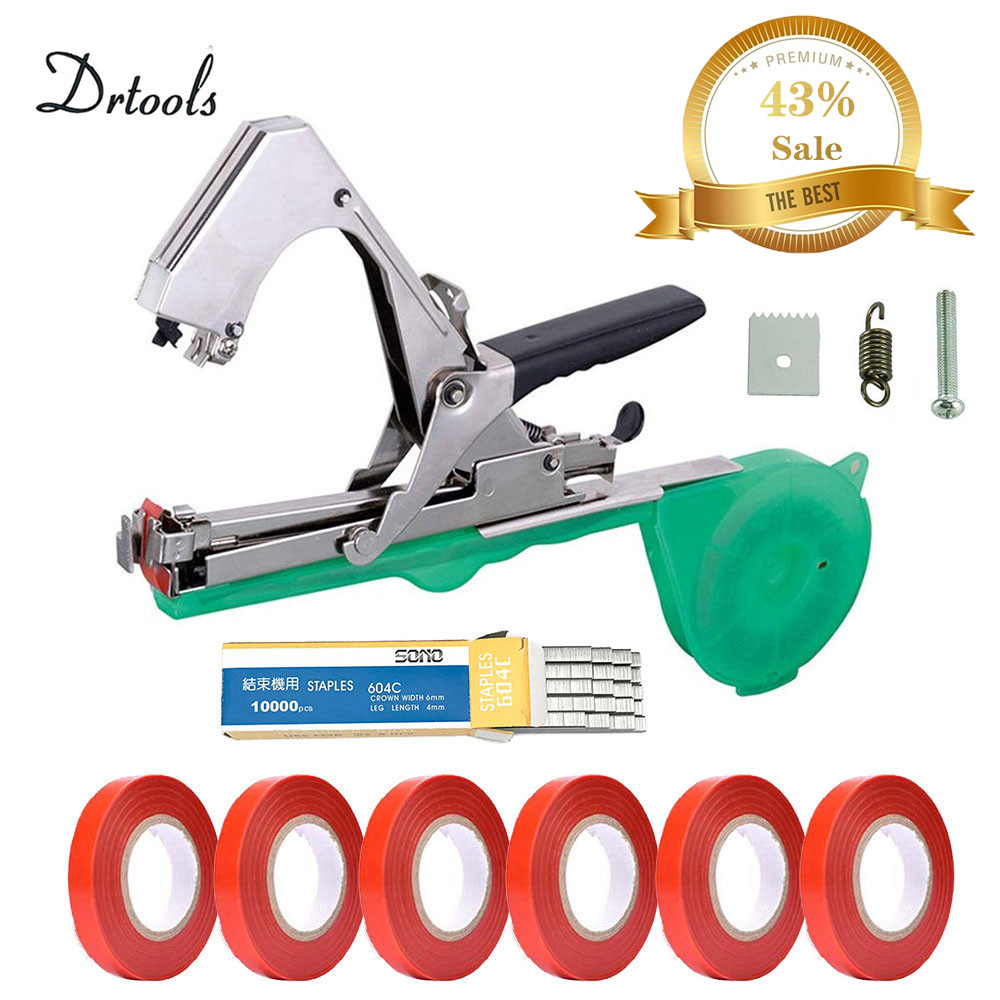 Garden Tools Plant Tying Tape tool Tapener Machine Branch Hand Tying Machine 