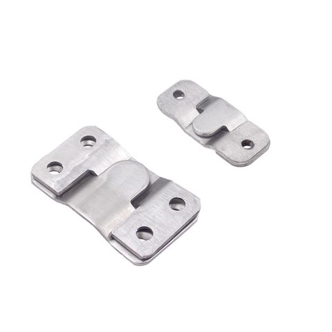 4PC 304 steel Picture frame hook wall hanger Heavy duty Sofa Interlock Joint Bracket Professional Art Gallery Hanging fasteners ► Photo 1/6