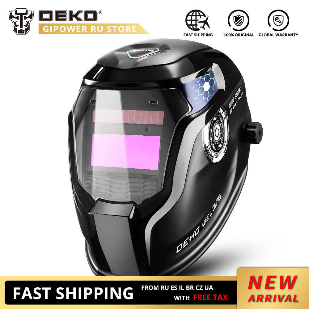 DEKO Skull Solar Auto Darkening Electric Welding Mask/Helmet