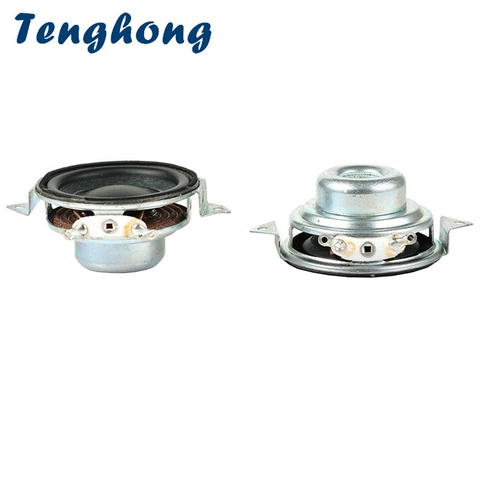 Tenghong 2pcs 40MM Portable Audio Speaker 2Ohm 5W 16 Core Full Range Speakers Bass Multimedia Loudspeaker For Home Theater DIY ► Photo 1/6