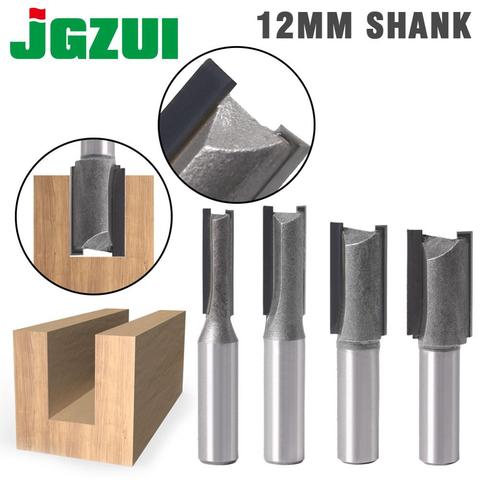 1pc 12mm Shank 2 flute straight bit Woodworking Tools Router Bit for Wood Tungsten Carbide endmill milling cutter ► Photo 1/6